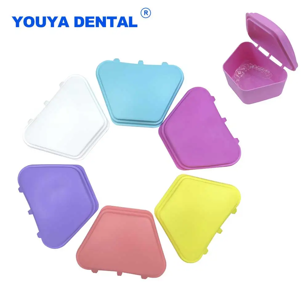 

Denture Aligner Case Bath Box Fake Teeth Cleaning Denture Case Orthodontic Storage Box Container Retainer Holder Supplies Tray