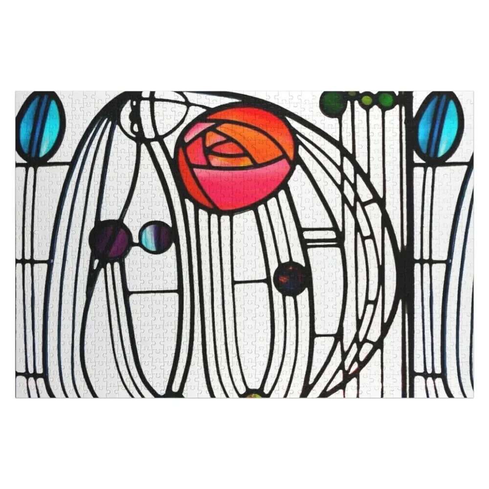 Charles Rennie Mackintosh - Window,No, 01. Jigsaw Puzzle Personalized Gift Woods For Adults Photo Puzzle