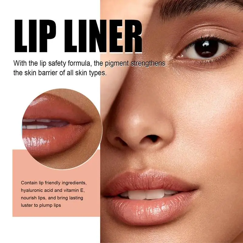 Crayon à lèvres imperméable Peel Off tatouage brillant à lèvres imperméable longue durée mat lèvres teinte brun Contour déchirures lèvres tache cosmétique