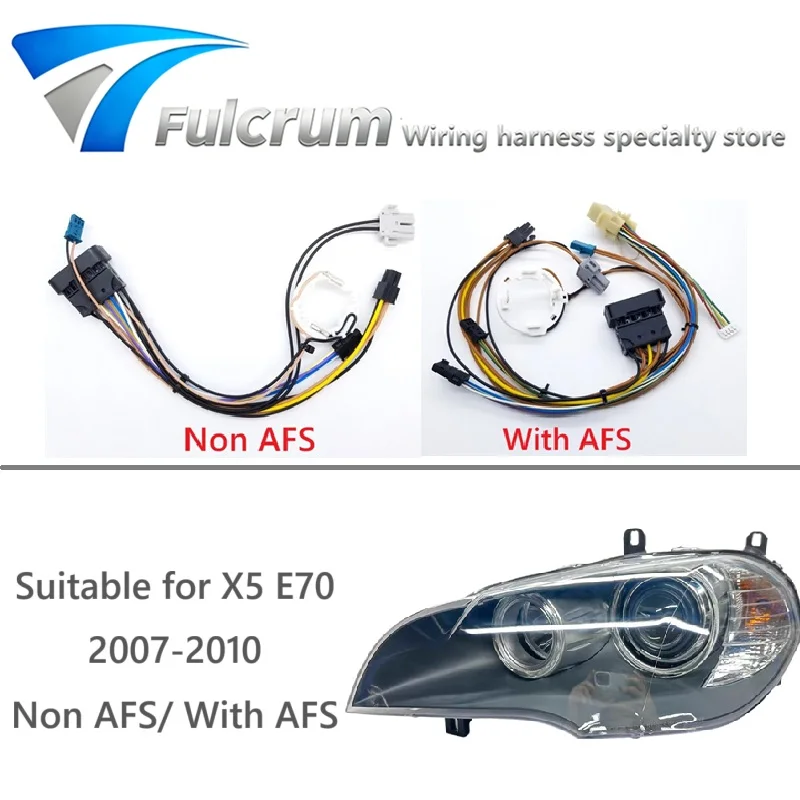 

Подходит для BMW X5 E70 2007-2010, жгут проводов фар, жгут проводов, вилка, жгут проводов в сборе, без AFS и AFS