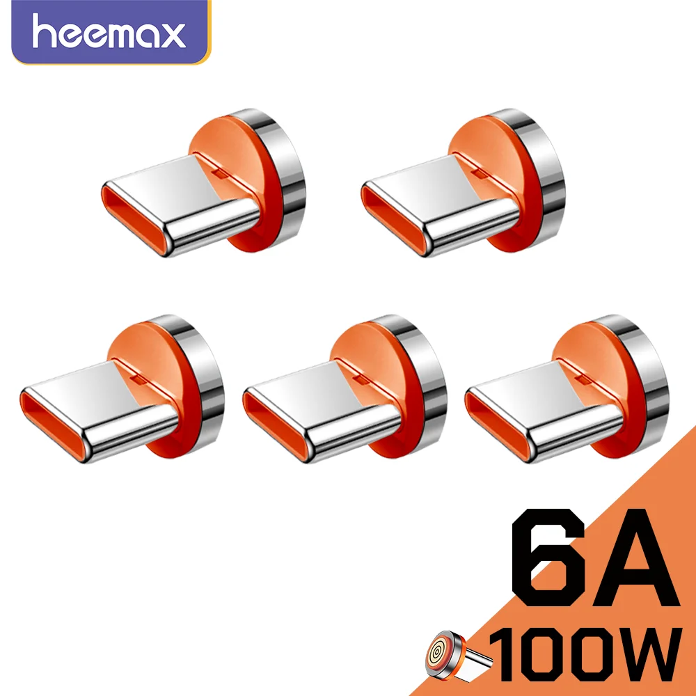 Spina magnetica rotonda 12 Gen 6A per Huawei Honor 3A USB Type C Magnet Tips adattatore di ricarica rapida per iPhone Samsung Xiaomi Oneplus