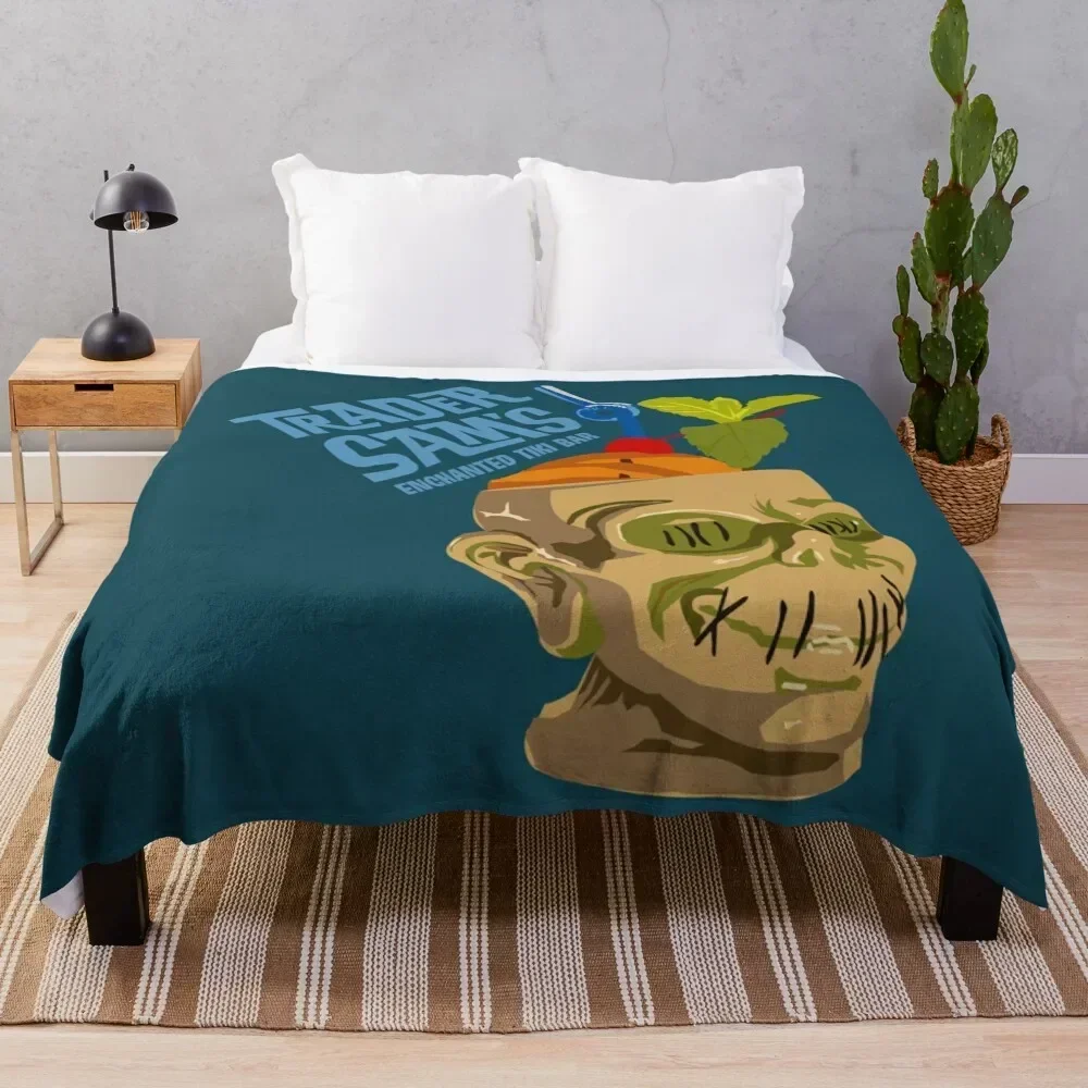 

Trader Sam's enchanted tiki bar Throw Blanket Cozy Sofa Blanket for TV Watching Napping