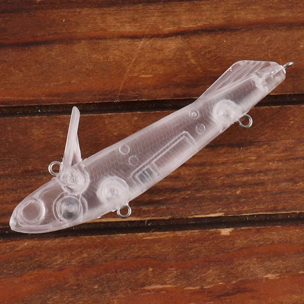 AYWFISH Unpainted Crankbait Fishing Lure 7CM 4G Floating Body Mini Shallow Hard Minnow Lure Small Wobbler Blanks 20PCS / LOT