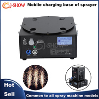 1~6Pcs Mobile Charging Base for Sprayer Ti Powder Cold Fireworks Spark Fountain Machine for Wedding Celebration Events
