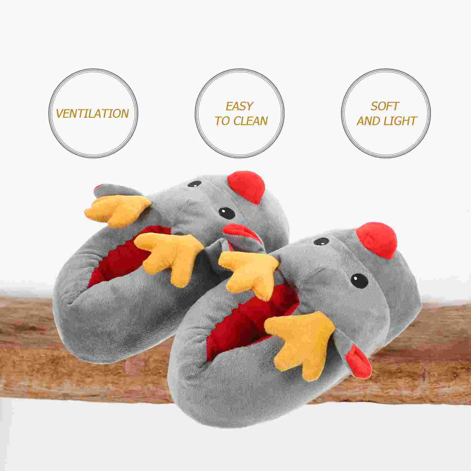 

Arctic Fleece Christmas Deer Cotton Slippers Children's Durable Shoes Sandals Home Non-slip Super Soft Mute