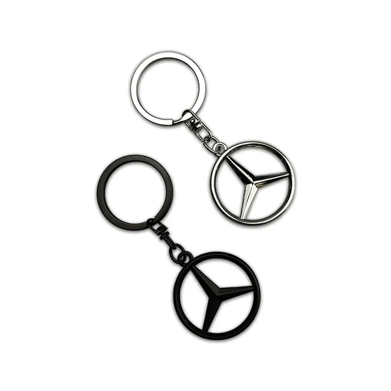 Metal Car Styling Keychain Pendant Key Ring for Mercedes Benz W166 W204 W205 W206 W210 W211 W212 W164 W213 CLA GLE GLB GLC