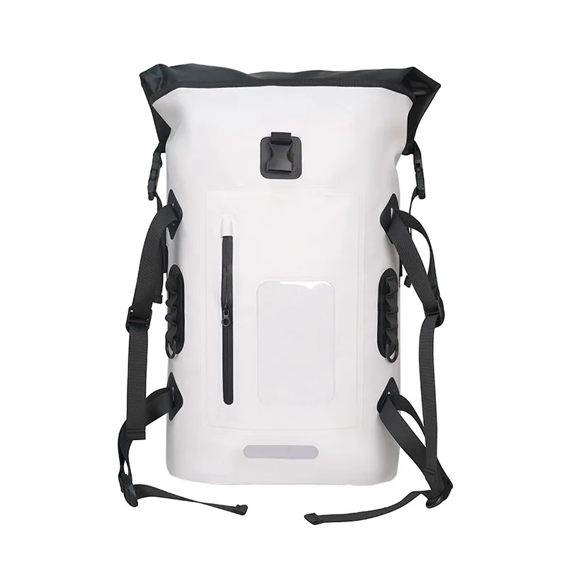 Diving, Waterproof Bag Beach Backpack Tup Outdoor Rafting Mountaineering Wet and Dry Separation Waterproof Backpack