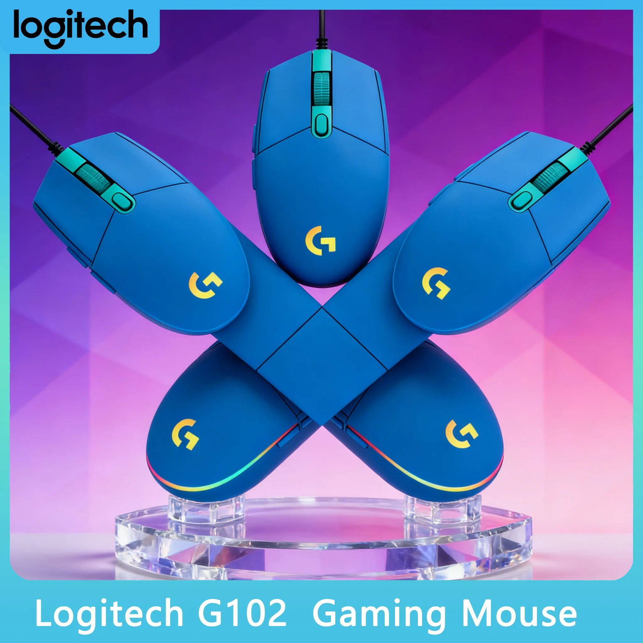 

Logitech G102/G203 Lightweight Gaming Mouse Fast Response for MOBA