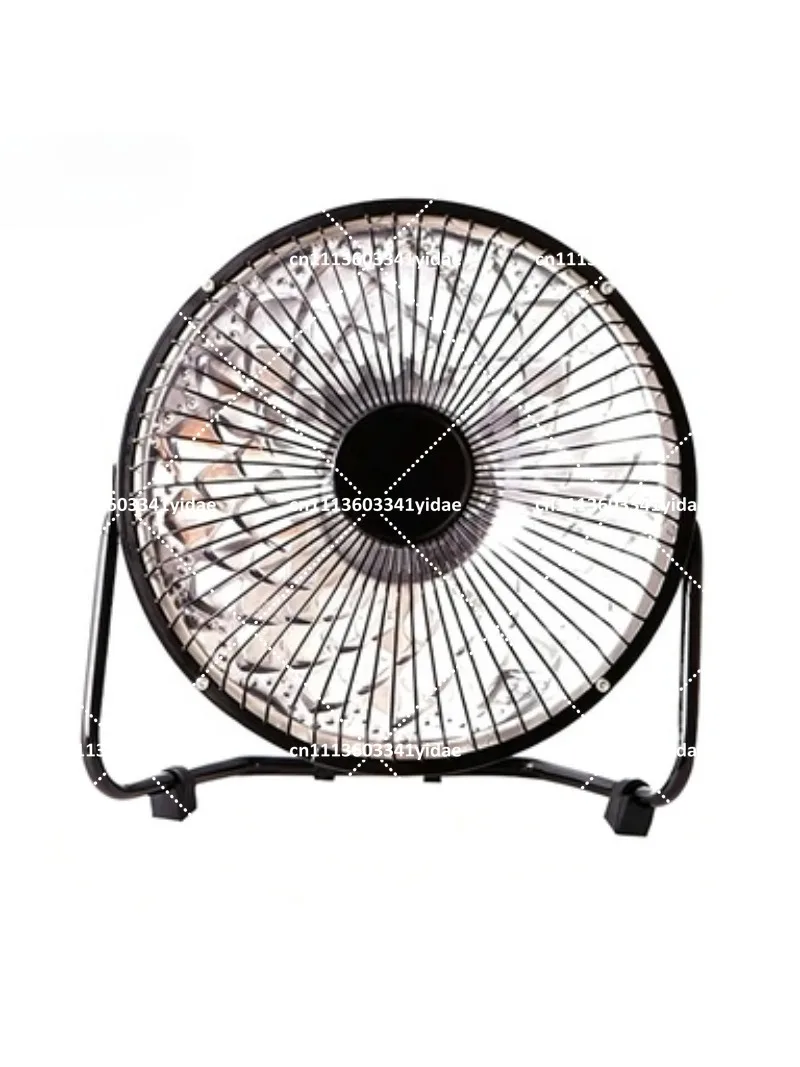 220V Mini Electric Heater Portable Quartz Tube Fan for Home Office Winter Use