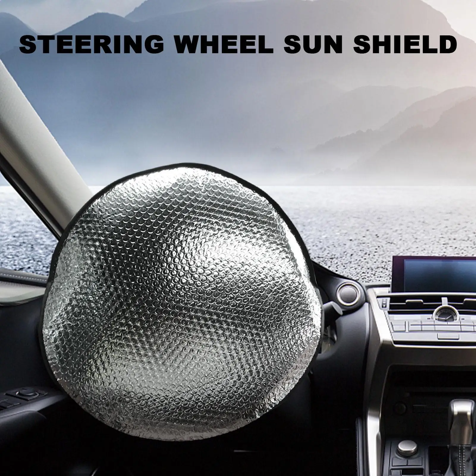 Car Sun Visor Sunroof Auto Steering Wheel Sun Shade Double Heat Insulation Sunshade Cover Protection Car Interior Accessories