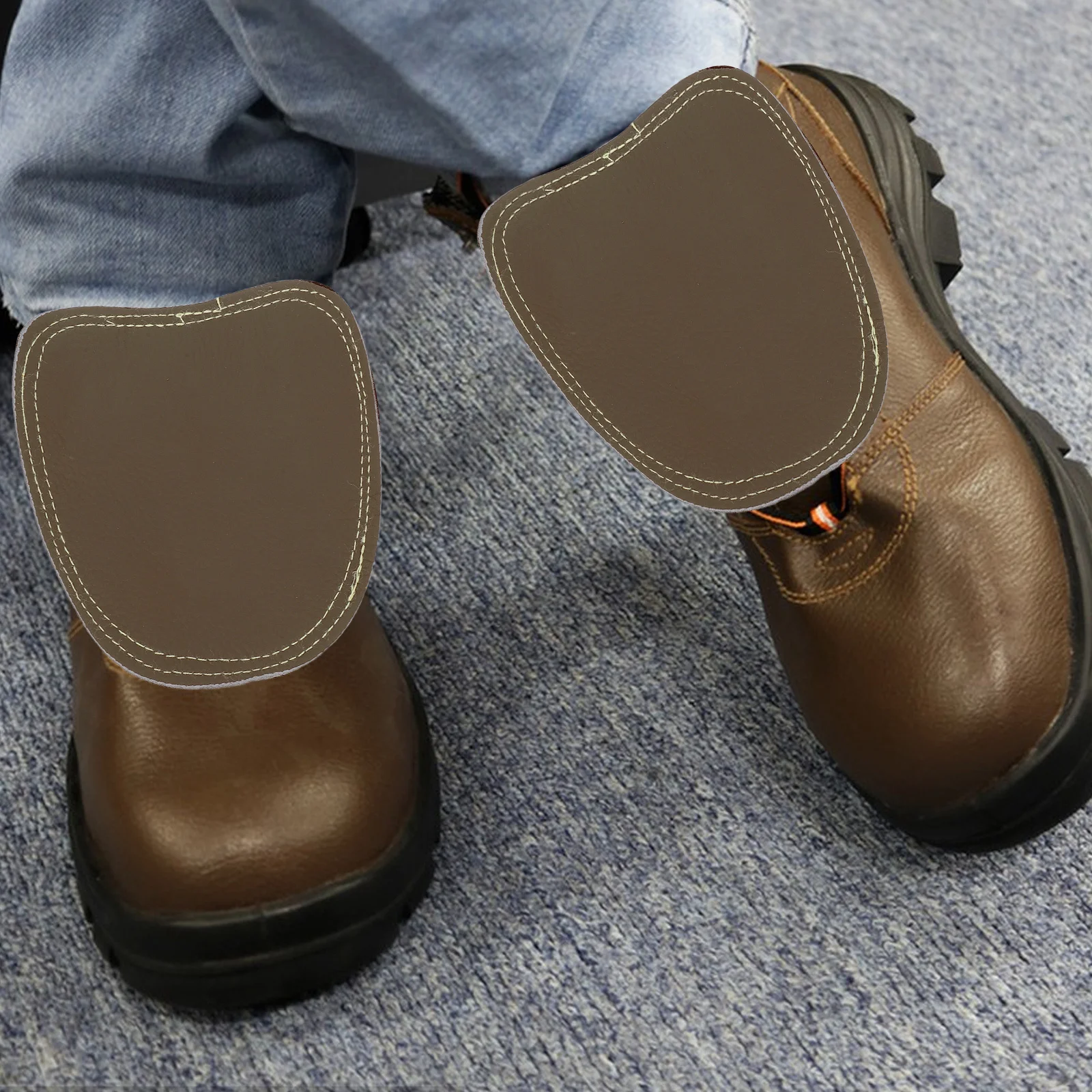 

2Pcs Cowhide Welding Boot Covers Heat Resistant Safety Shoes Protector Anti-Scald Flexible Working Foot Guards