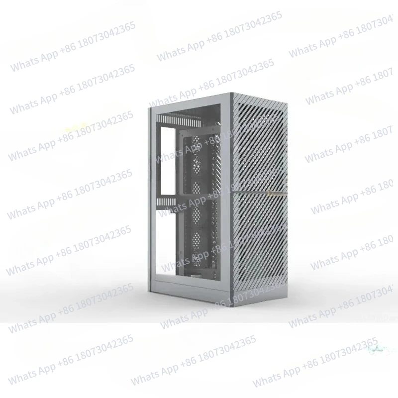 Chassi Duto de ar vertical totalmente em alumínio 360 refrigerado a água para chassi ITX, chassi vertical