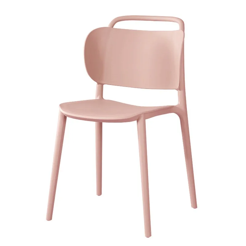 

Creative Dining Chair Internet celebrity ins Home Backrest Makeup Modern Simple Plastic Desk Chair
