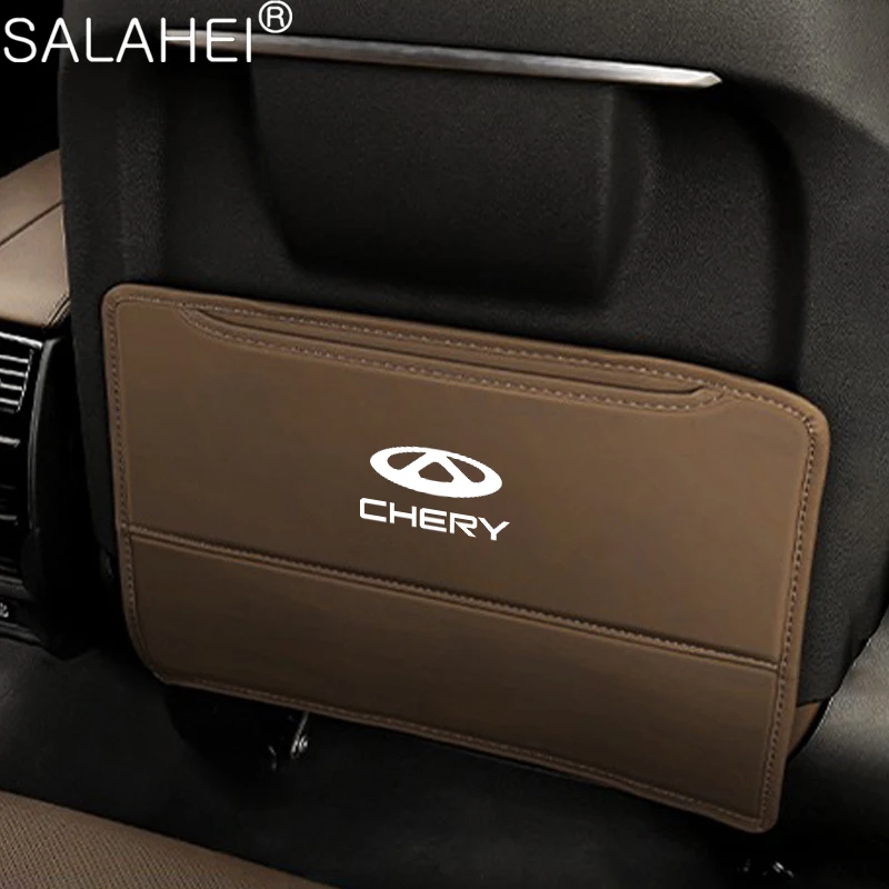 For Chery Omoda Tiggo Pro Fulwin Arrizo Amulet Fora EQ7 Car Seat Back Anti-Kick Mat Protector Pad Cover Auto Accessories view 6