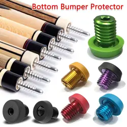 1Pcs Billiard Cue Bottom Cover Block Butt Billiard Cue Rubber Plug Pool Cue Bottom Bumper Protector For MEZZ/Universal/HOW/PERI