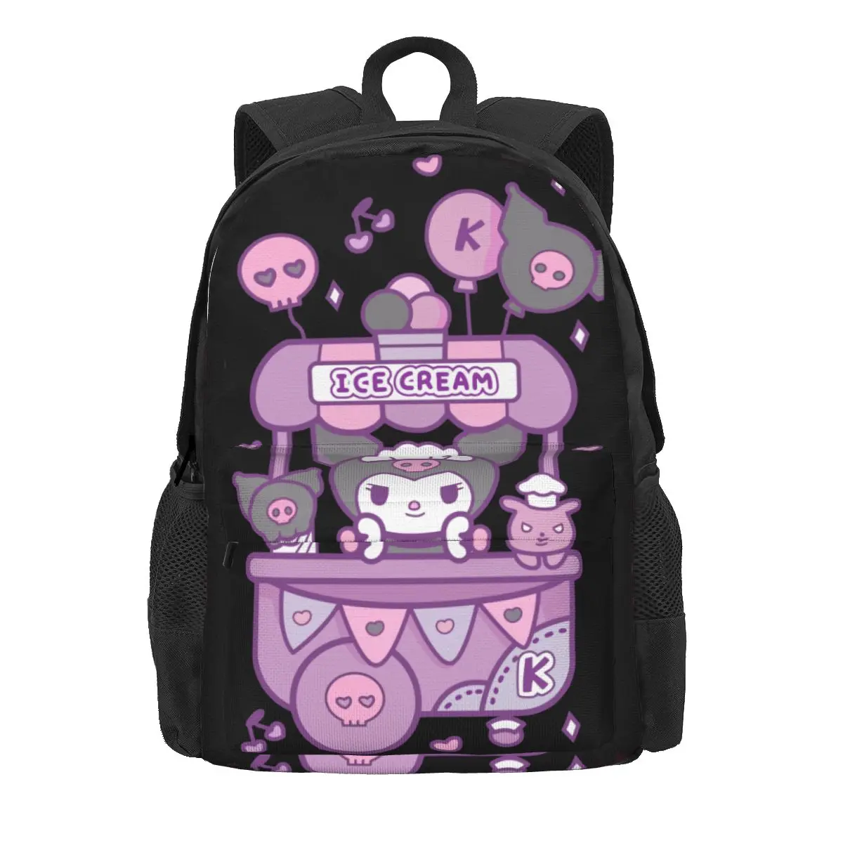 

Kawaii Kuromi мультфильм женский рюкзак Mochila повседневная студенческая школьная сумка компьютер Mochila детский большой вместительный дорожный рюкзак