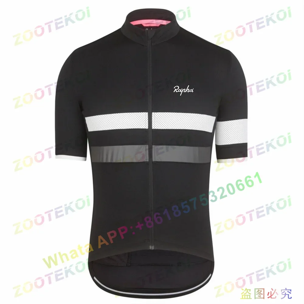 

2023 ROIPHOI Men Cycling Short Jersey Pro Team racing Tops Road Bike MTB Short Sleeve Breathable Jerseys
