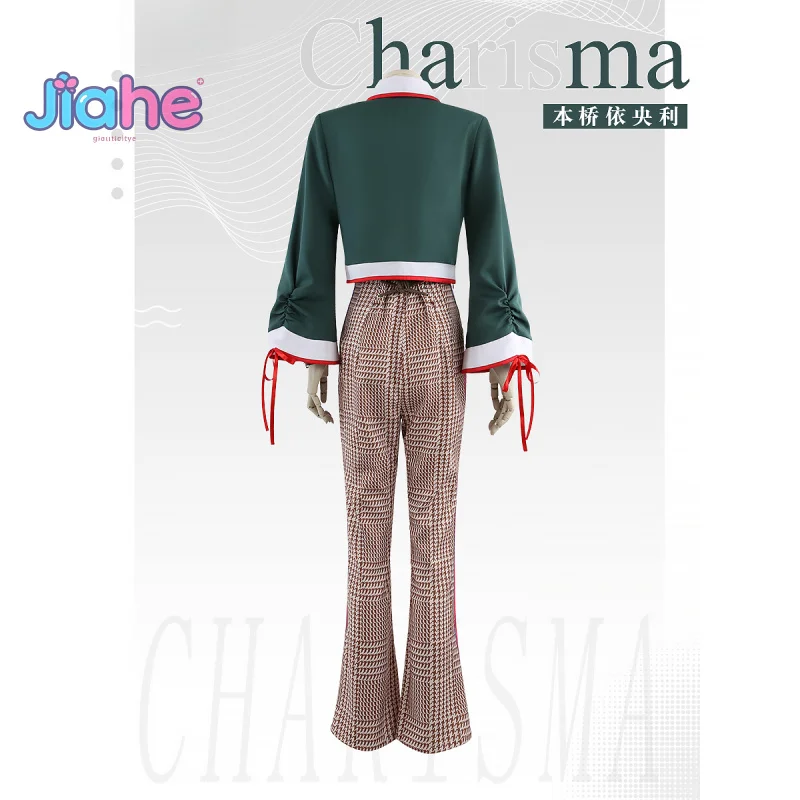 أنيمي كاريزما Motohashi Iori تأثيري حلي هالوين كرنفال الرجال النساء بلوزات على الموضة السراويل الدعائم زي غير رسمي XS-XL