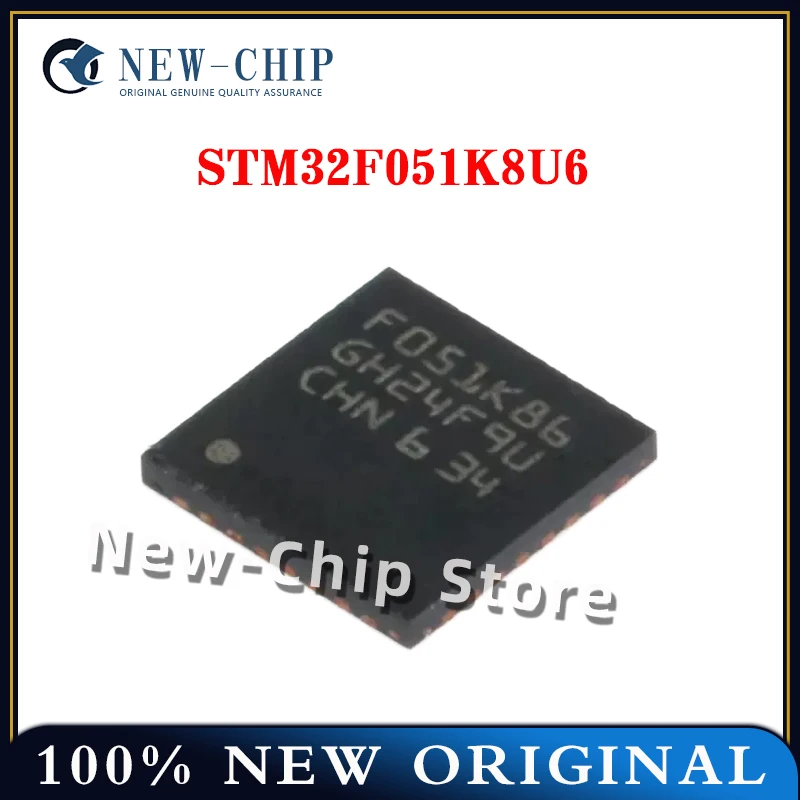 2PCS-50PCS/LOT  STM32F051K8U6  UFQFPN-32  ARM CortexM0  32-bit microcontroller STM32F  NEW ORIGINAL