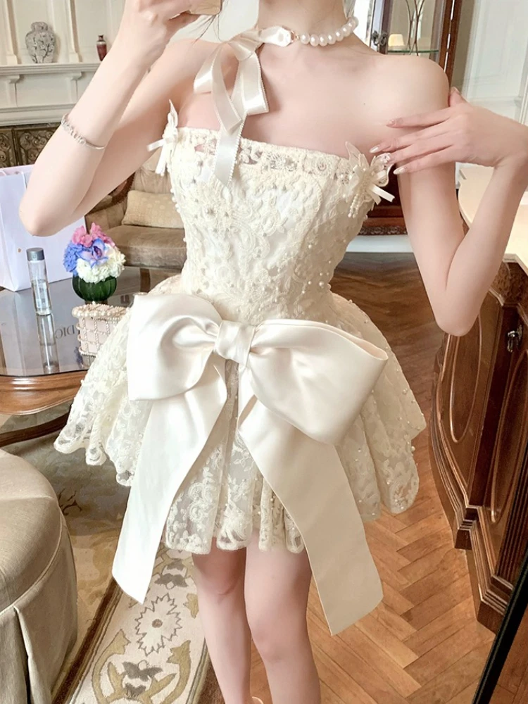 fitted lace wedding dress Sexy Retro Off The Shoulder Sequ Dress Short Dress Women Clothing Evening Dress S / Purple main image 1