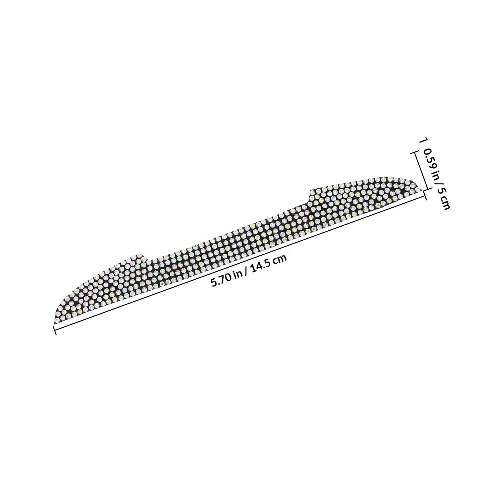 4Pcs Car Door Handle Protector Scratch Resistant Rhinestone Bling Sticker Elegant Decorative Guard for Vehicle Exterior Door