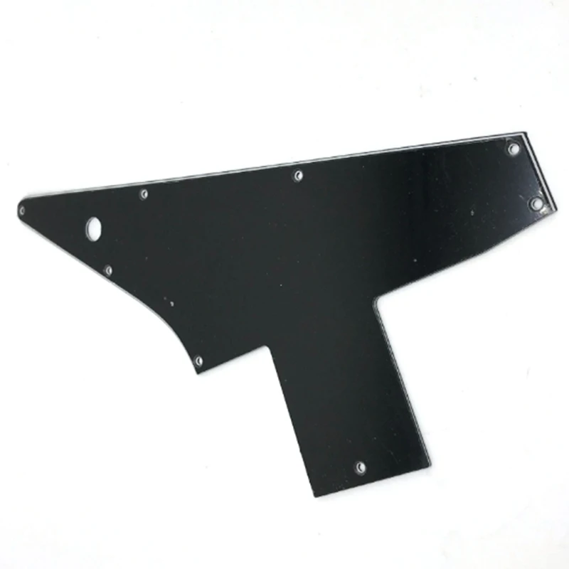 Electric Guitar Guitarra Pickguard Scratch Plate For Explorer 76 Reissue Style Parts Replacement 3Ply Pearl Black