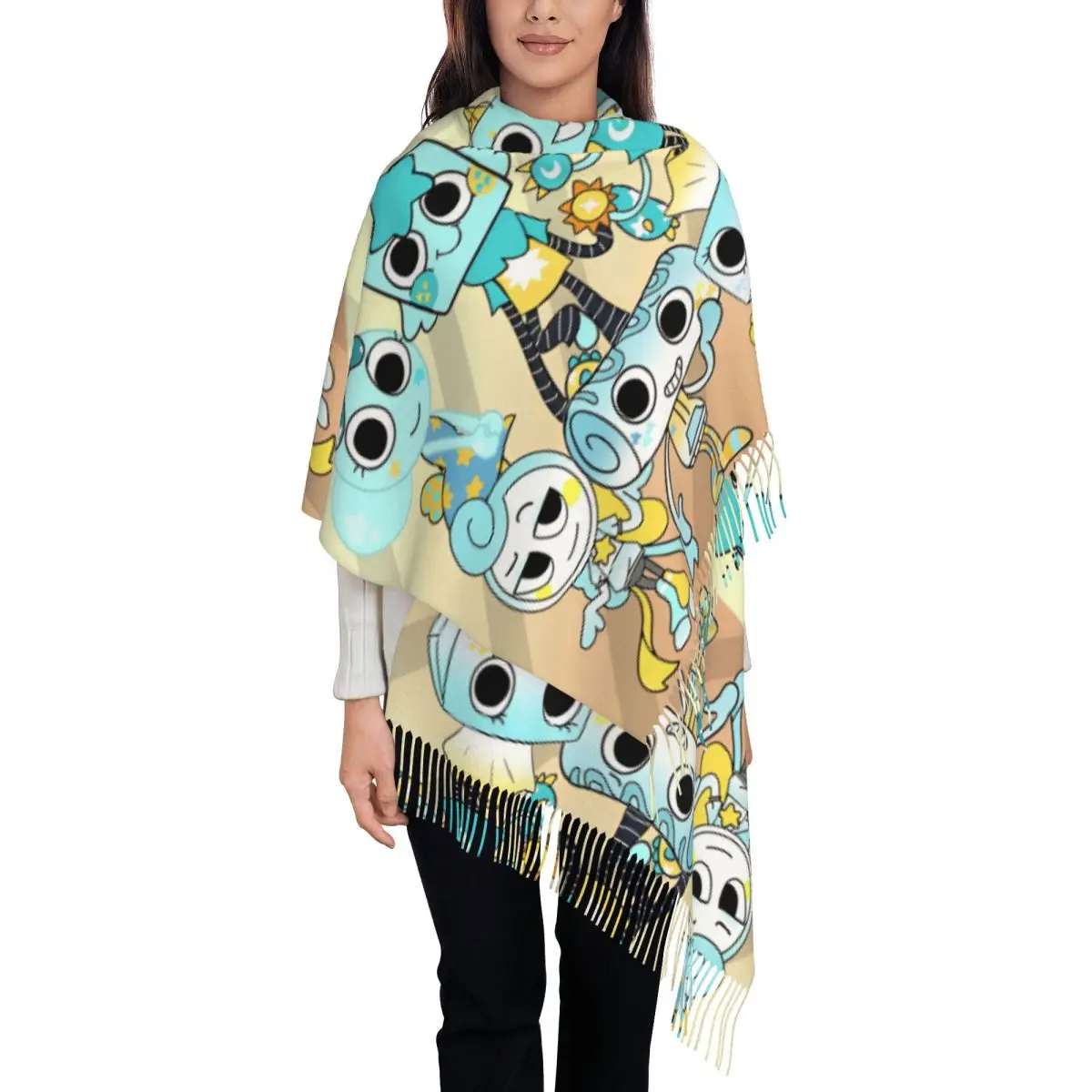 dandy-world-cartoon-game-xale-wraps-para-mulheres-inverno-grande-lenco-longo-pashmina-lencos-com-borla