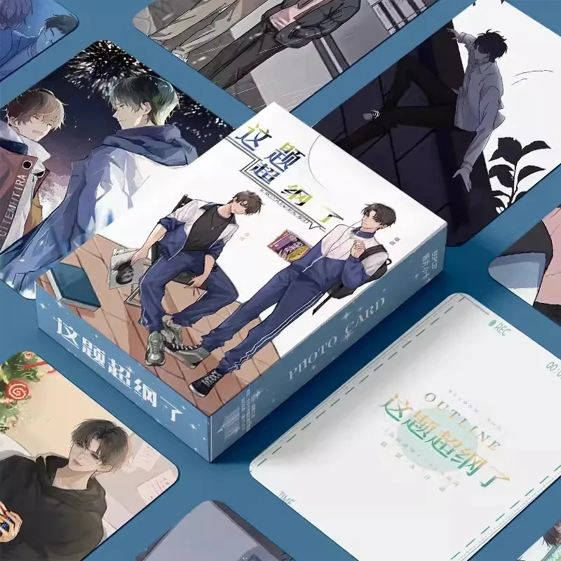 55 шт./компл. марень внутри меня лазерная маленькая карта Шао Чжан и Сю Шэн голографические фотокарточки