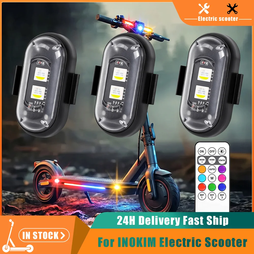 LED Strobe Light for INOKIM OX OXO For Kukirin G2 G2PRO G2Max for Zero for Hiboy MAX V2/S2 Scooter Anti-collision Warning Lamp