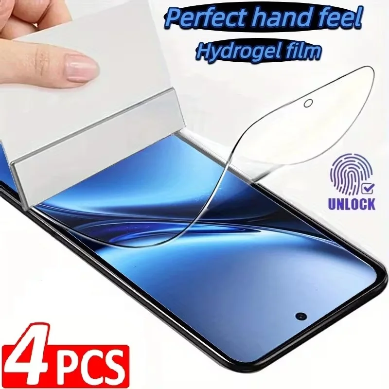 4Pcs HD Front Hydrogel Film For Realme P1 P2 Pro 5G P3x Screen Protector P3 Ultra 5G