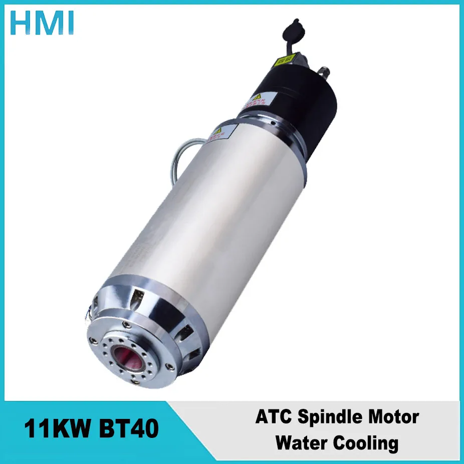 NEWly Automatic Tool change Spindle Pneumatic Water Cooling Spindle Motor ATC 220V 380V For Engraving Milling Metal 11KW BT40