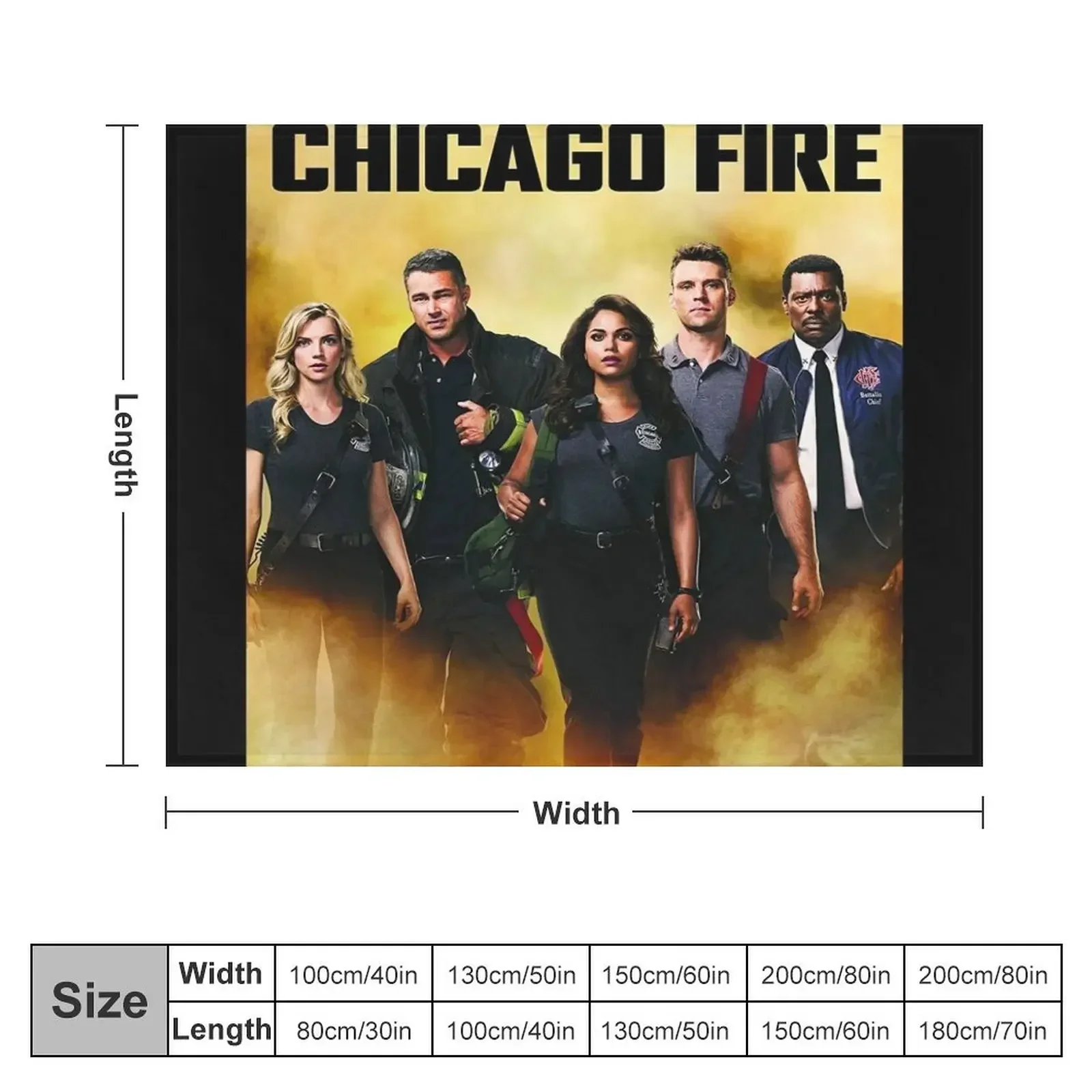 Chicago Fire one Throw Blanket Sofa Throw warm for winter Blankets For Bed Bed covers Blankets