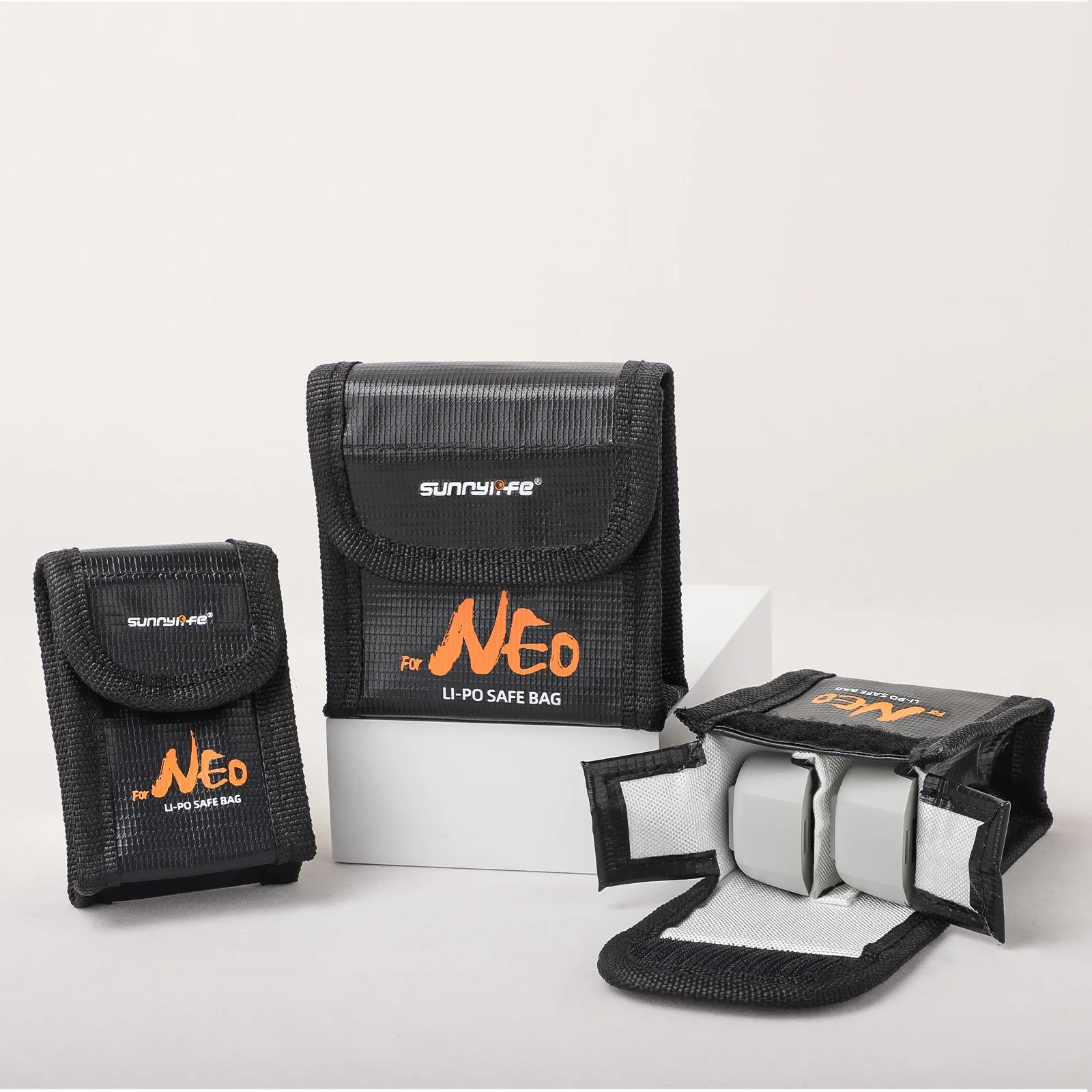 Un gran complemento para su equipo Protege sus baterías mientras viajan con nuestra personalización para DJIs para la solución NEOS