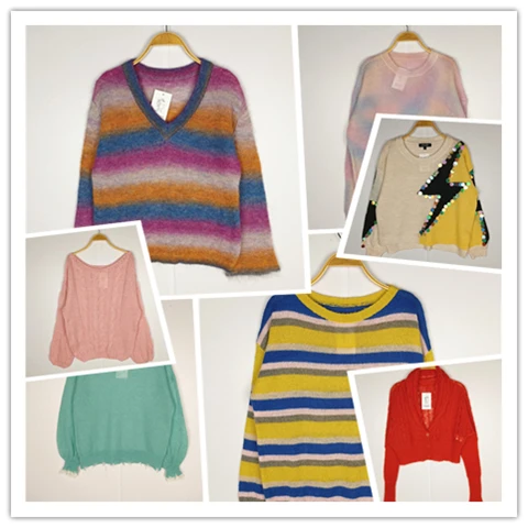 

Ретро винтажный дизайн, тонкий, легкий, свободный женский свитер, мягкий, удобный, мутон, для волос, Tead, для поездок на работу, Long Sve