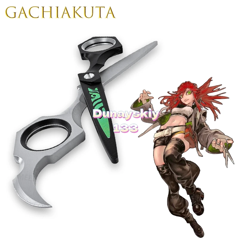 ريو مقص سلاح قناع واقي من الغاز تأثيري الدعائم GACHIAKUTA أنيمي شخصية اكسسوارات هالوين كرنفال حفلة النساء