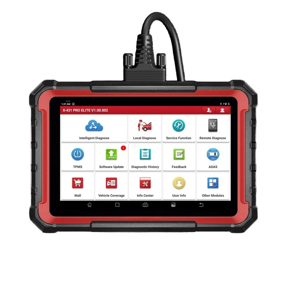 X431 PRO Elite Auto Full System Car Diagnostic Tools CAN FD Active Tester OBD2 Scanner