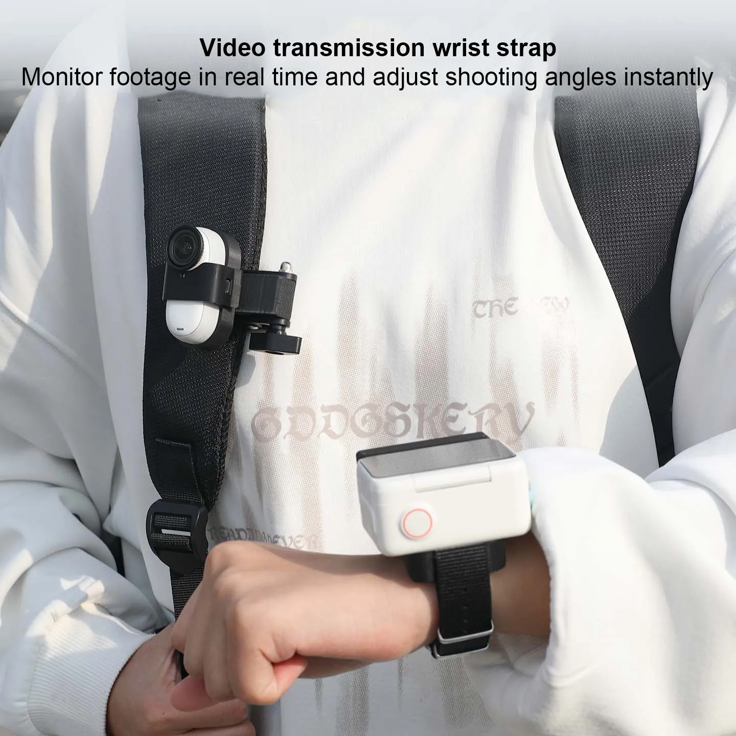 

Backpack Clip For Insta360 Go 3/3S Image Multifunctional Vision Backpack Straps Clip Wristband Expansion Protection Accessories