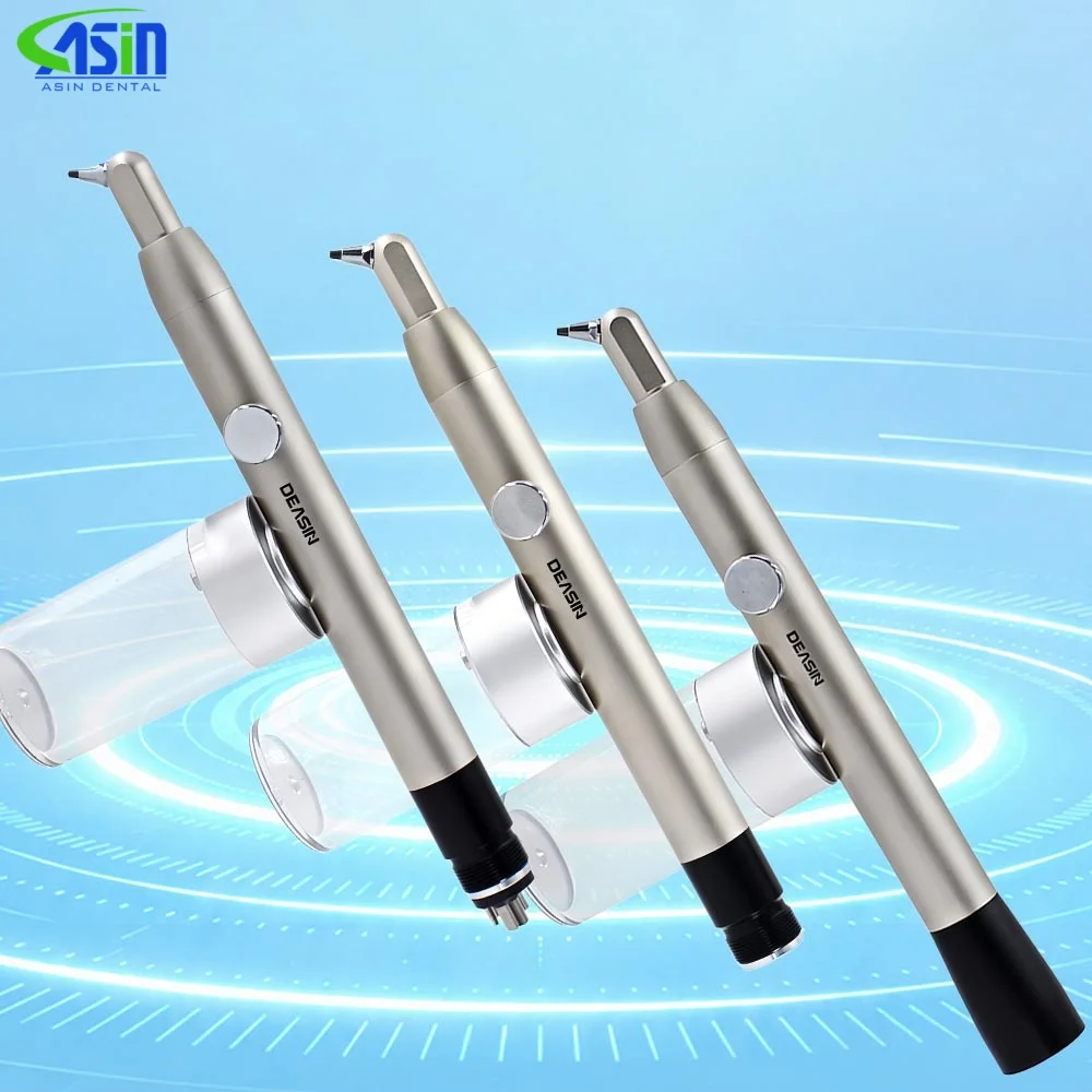 Hot Dental Sandblasting Machine Dentistry Aluminum Oxide Sandblaster Microblaster With Water Spray teeth whitening pen 2/4hole