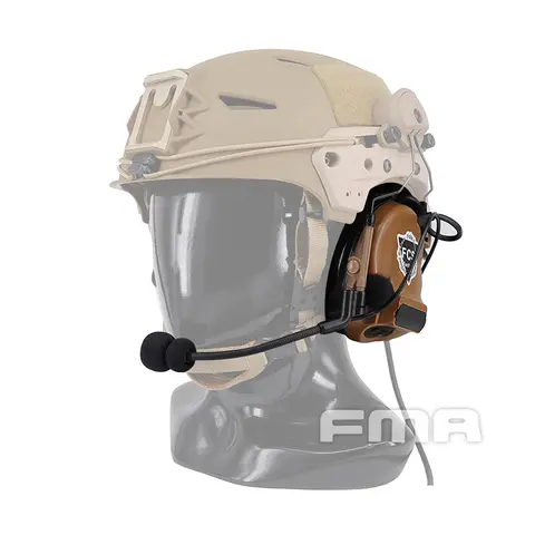 FCS-Tactical Comtac III 3 Headset Sport Tac Noise Reduction Headphone Earmuffs Shooting Protector For Walkie Talkie