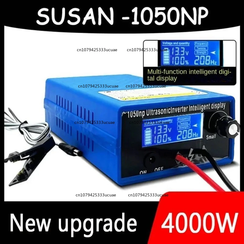 4000W Power Inverters Converter with Fan LCD Display Battery Clips for Home RV Camping 12v Battery Inverter Electronic Booster