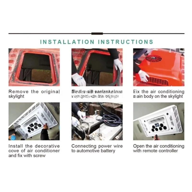 Dometic Coolair Rtx 2000 12V 24V camion climatiseur Rv toit unité ca système de stationnement pour Rv moteur maison Van