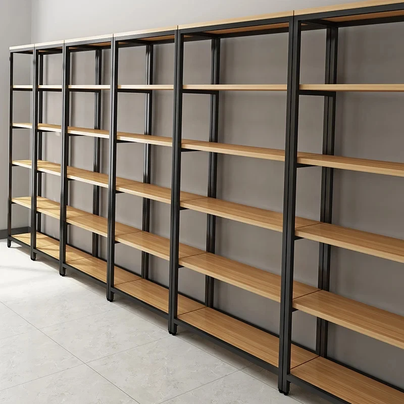 custom.Liquor Store Fashionable  Wooden Grocery Supermarket Store Shelves  Household Shop Display Racks