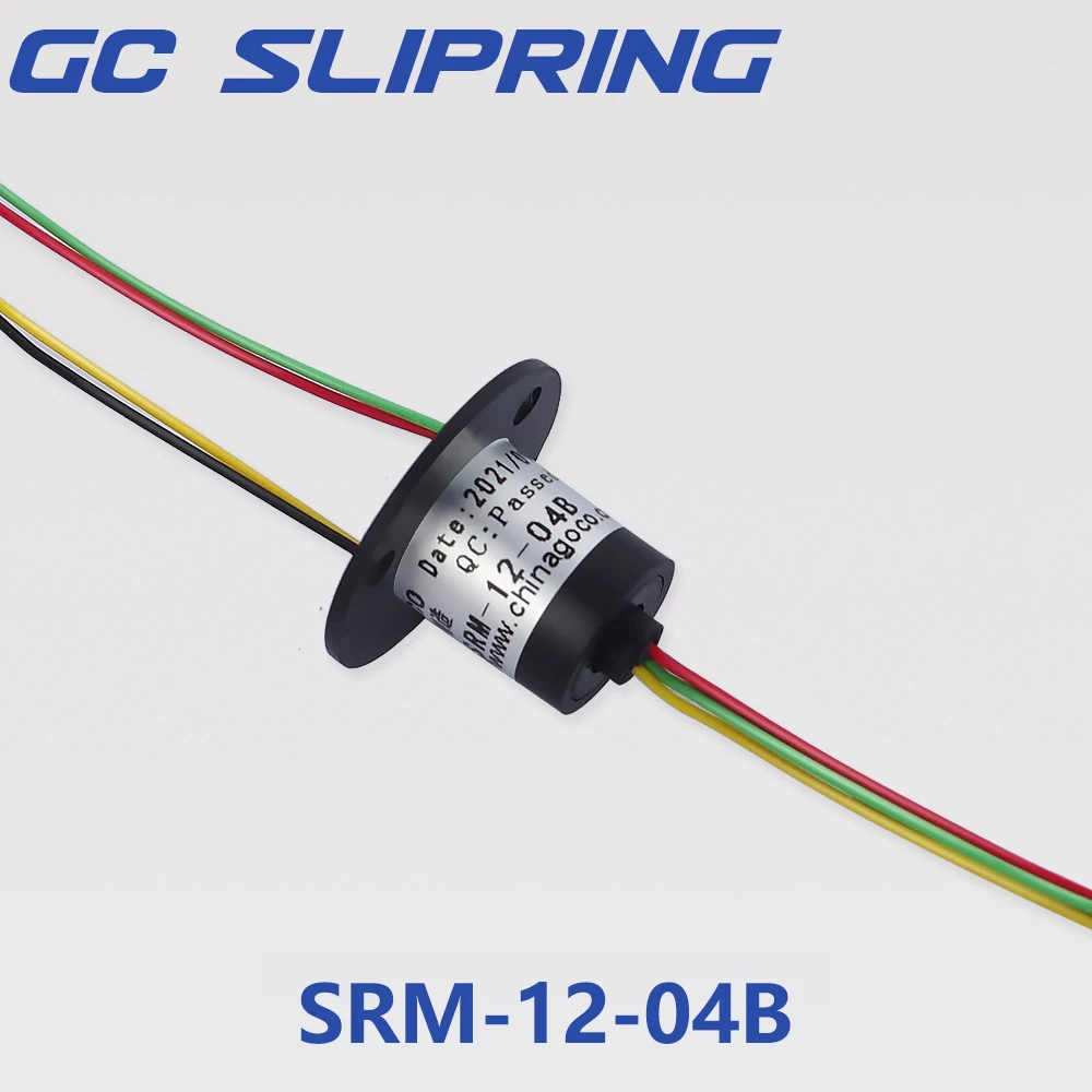 Slip ring 4rings2A, conductive ring, brush rotating connector, collector ring, carbon brush, sliding ring,  diameter