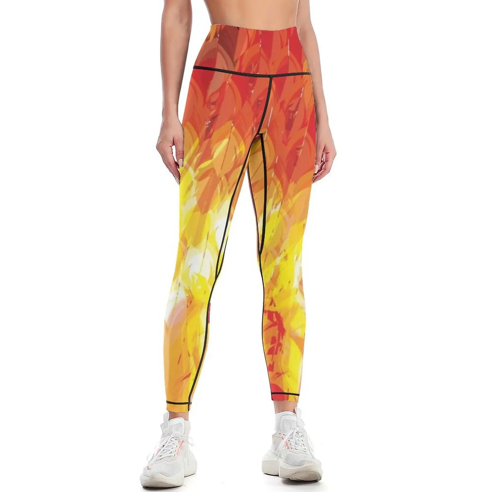 Phoenix from the Flames Leggings gym womans for fitness Womens Leggings