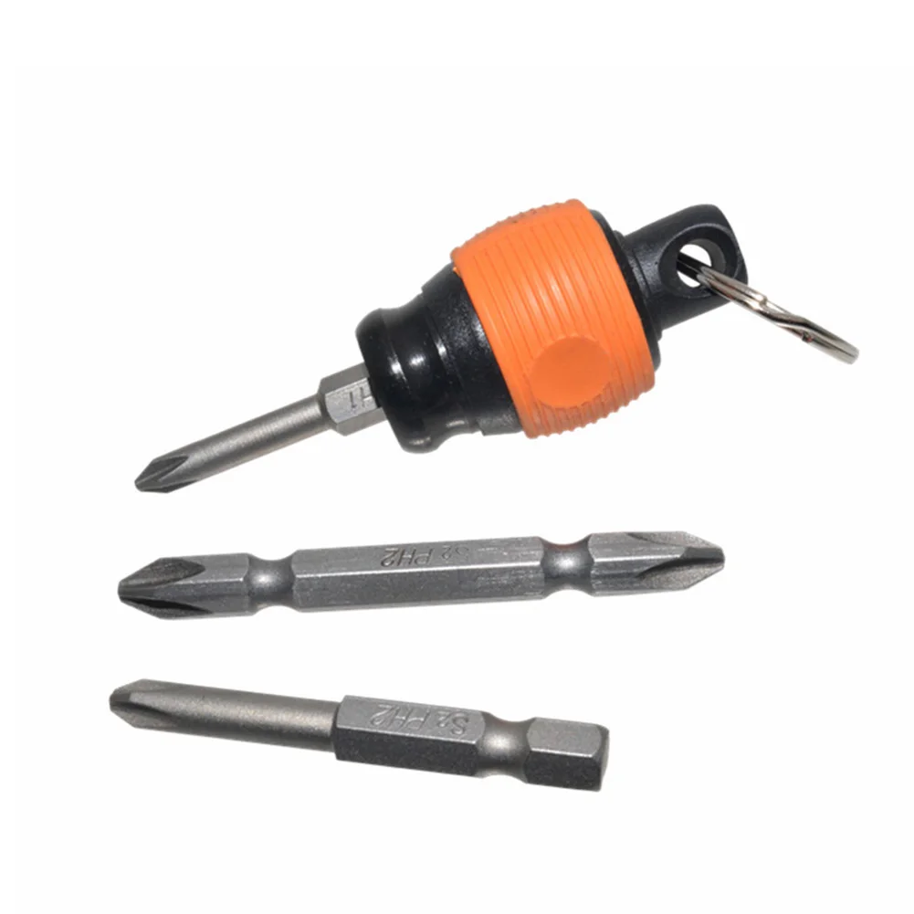 5/6 pces 1/4 polegada hex haste chave de fenda bits titular barra extensão chaveiro parafuso adaptador broca mudança chaves de fenda fácil mudança