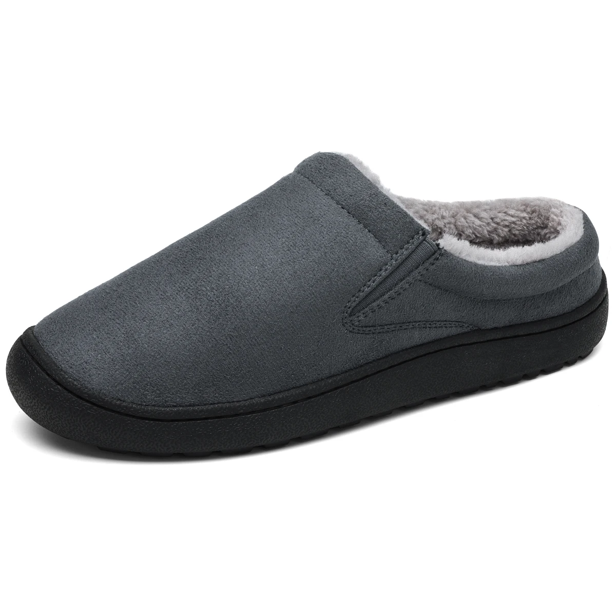 Cotton slippers men winter indoor home with cashmere warm can be worn outside the dirty cotton shoes