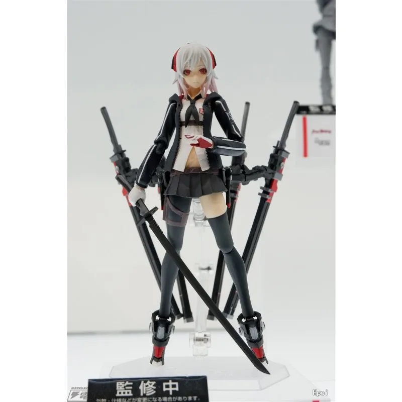 Nieuwe voorraad Figma originele authentieke Figma-serie zware militaire uitrusting vrouwelijke middelbare schoolstudent beweegbaar model speelgoedcollectie