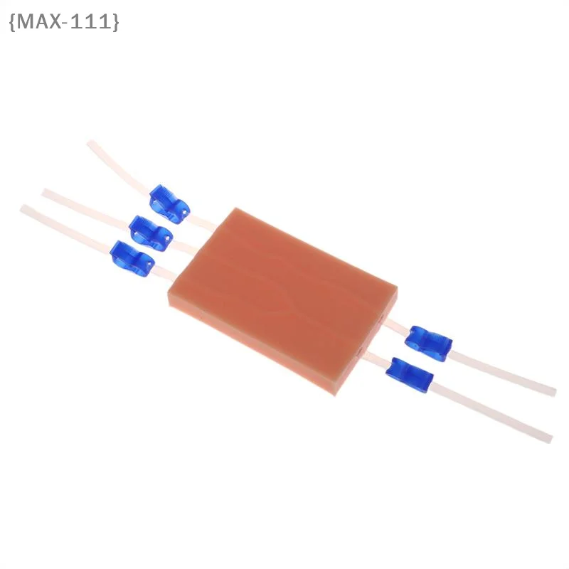 Venipuncture Injection Practice Pad Simulation Human Skin Tear Resistant Portable For Students Nurses Suture Training Model【W1】
