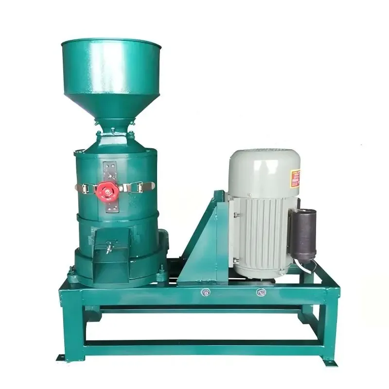 Advanced Design Motor-Driven High-Accuracy Mung Bean Peeling & Wheat Dehulling Machine Home Use Small Capacity 60-80Kg/H