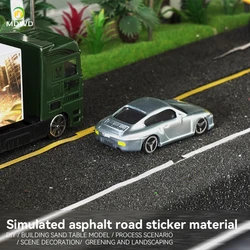 5cm 10cm Grey Model Railway Road Tape With Back Adhesive Landscape Country Diaroma Layout